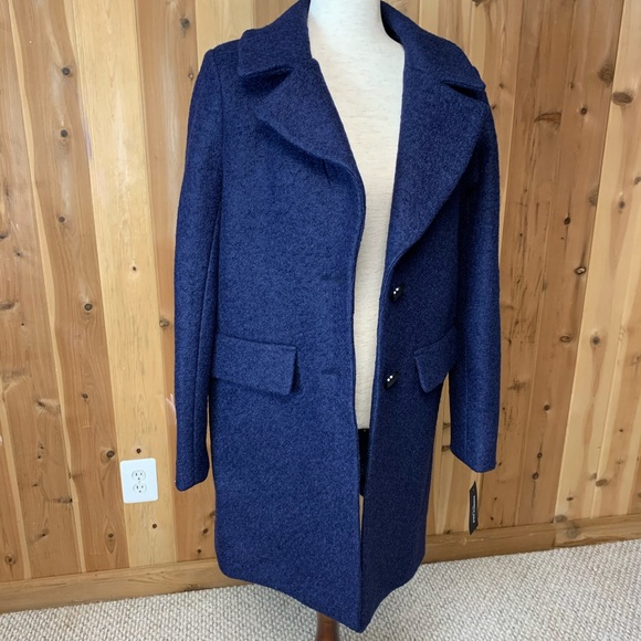 Kenneth Cole New York Wool Blend Bouclé Coat - Picture 7 of 13